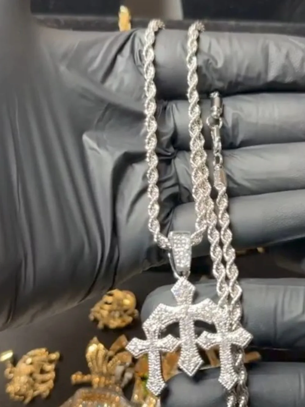 Assorted Gold & Silver Pendant Necklaces with Watches